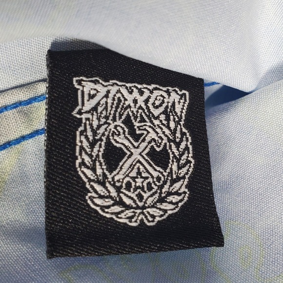 DIXXON Flannel Co Eliminator Boats Party Shirt Mens Small Blue‎ Button Up Cruise - Picture 12 of 13